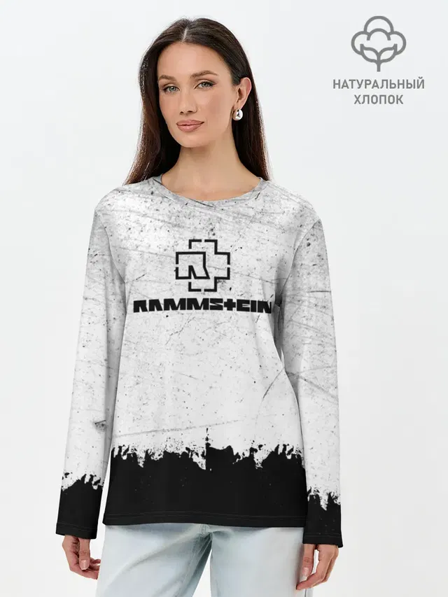Лонгслив женский. Хлопок