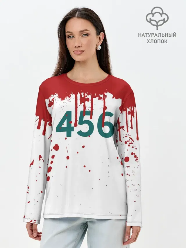 ИГРА В КАЛЬМАРА ПЕРСОНАЖ 456 КРОВЬ