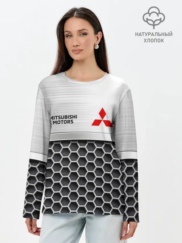 Лонгслив женский. Хлопок