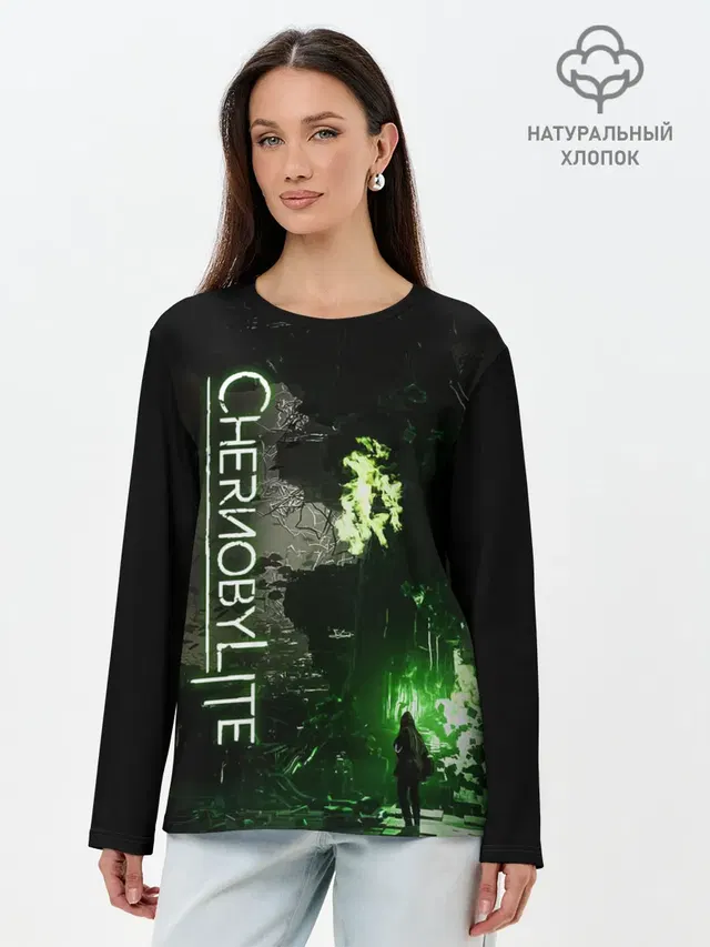 Лонгслив женский с принтом «Chernobylite»