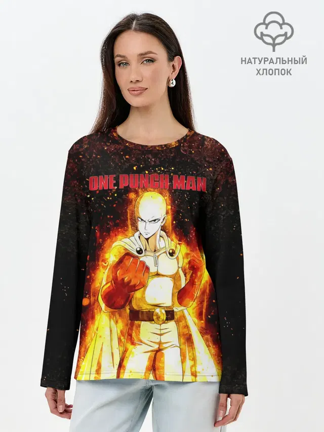 Сайтама в огне | One Punch-Man
