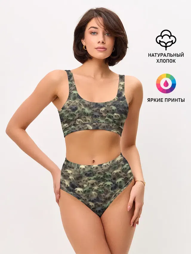 Женские топ и трусы