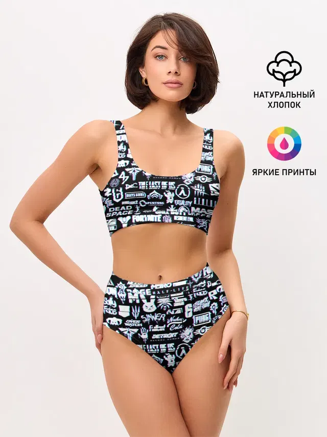 Женские топ и трусы