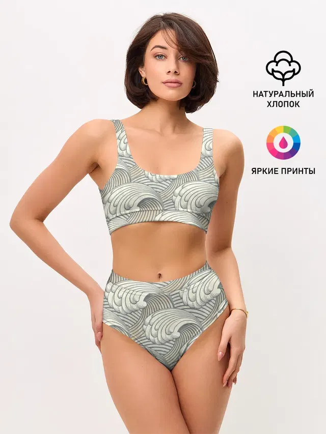 Женские топ и трусы