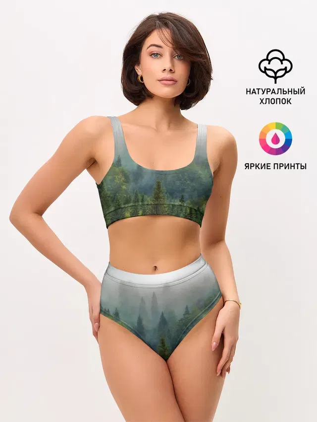 Женские топ и трусы