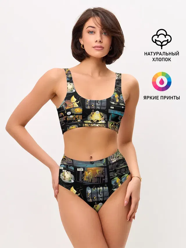 Женские топ и трусы