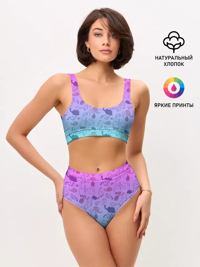 Женские топ и трусы