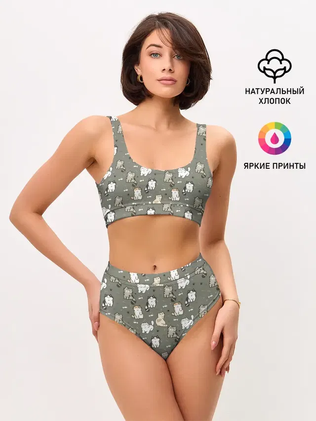 Женские топ и трусы