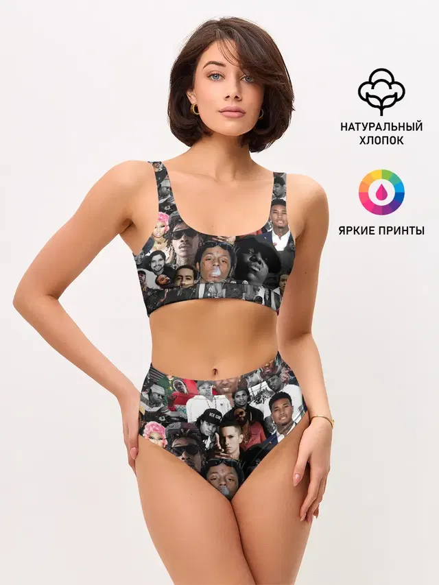 Женские топ и трусы