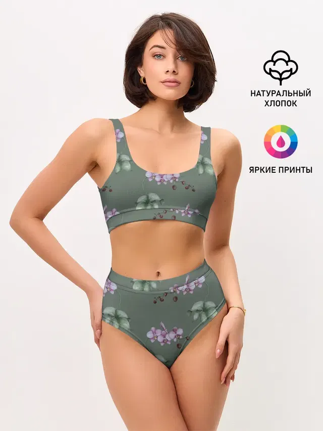Женские топ и трусы