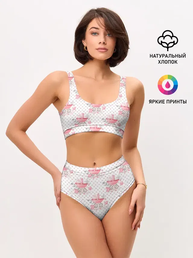 Женские топ и трусы