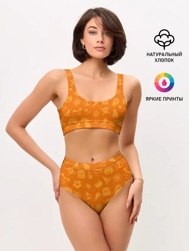 Женские топ и трусы