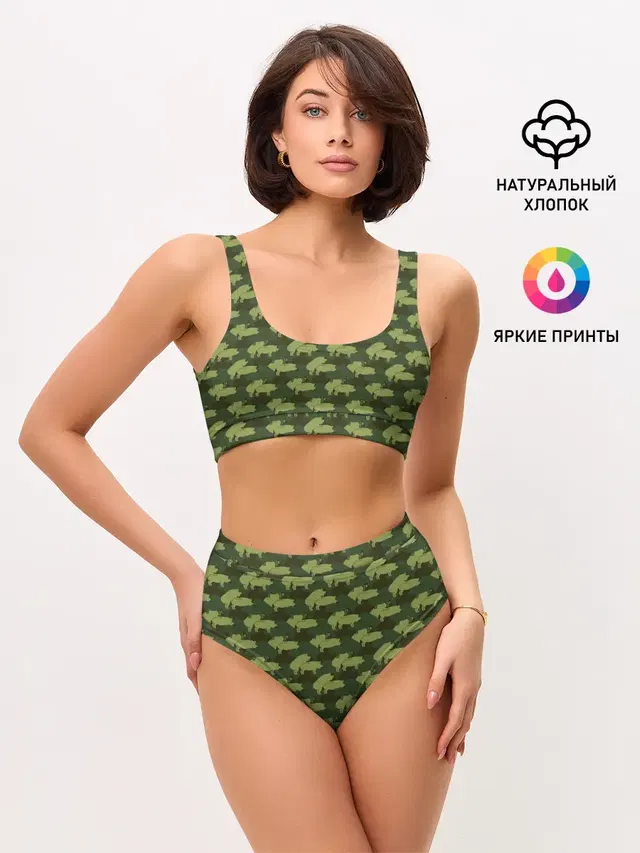 Женские топ и трусы