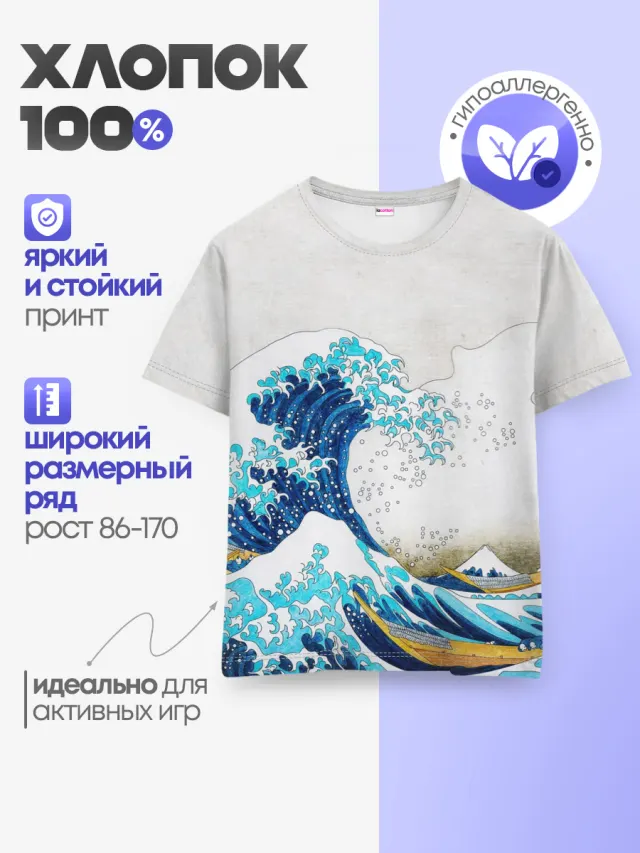 Детская базовая футболка