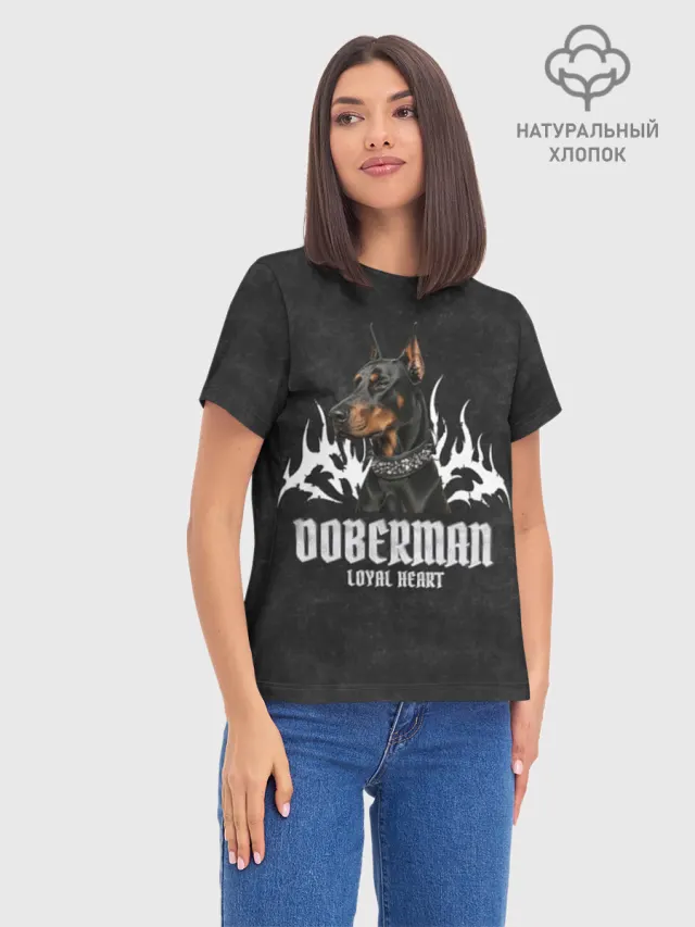 Футболка женская базовая из хлопка