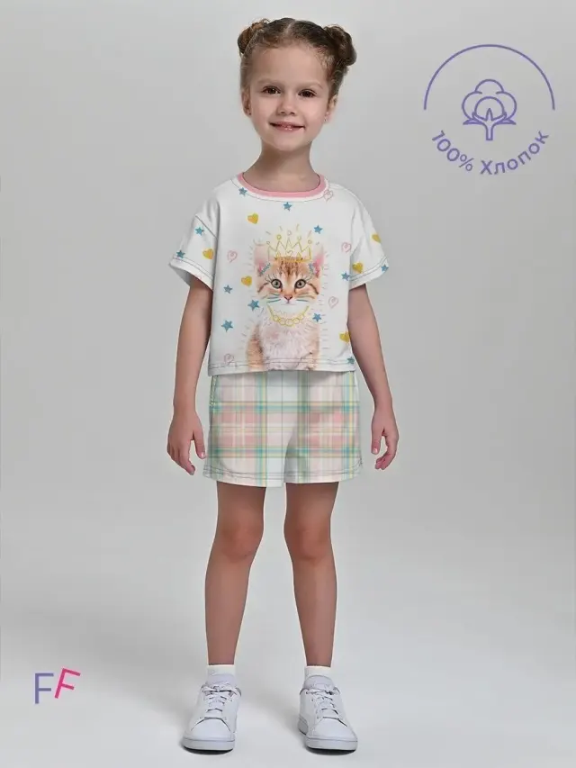 Cat White Pink