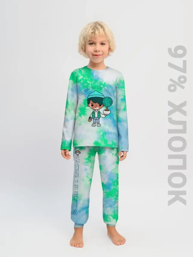 S001 Toca Tie Dye Green