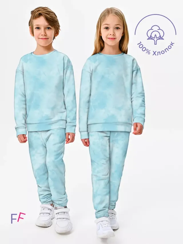 Tie Dye Light Blue