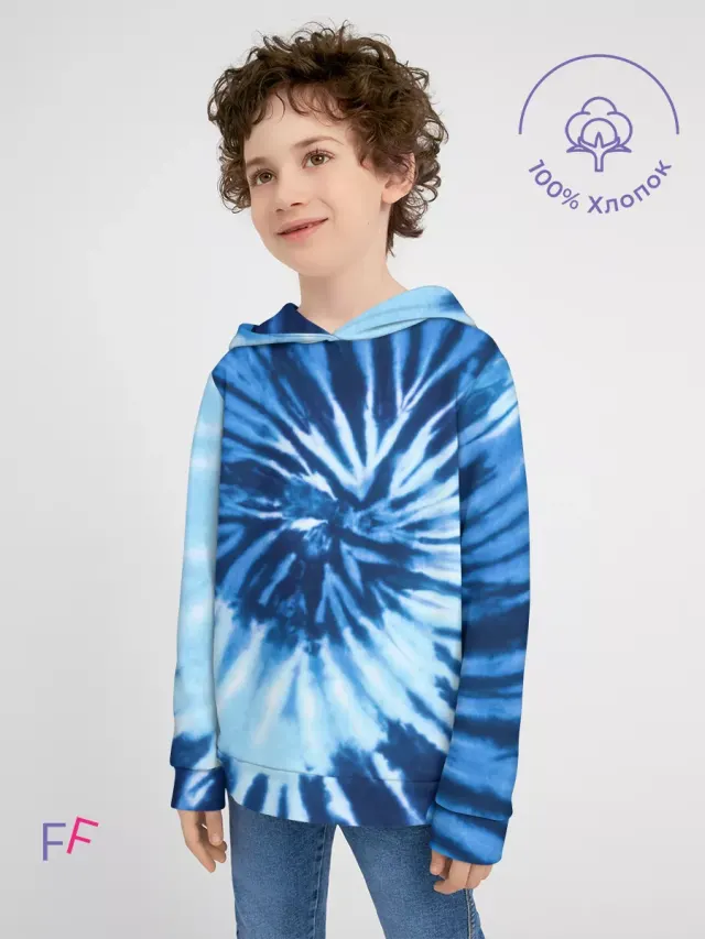 Tie Dye Blue