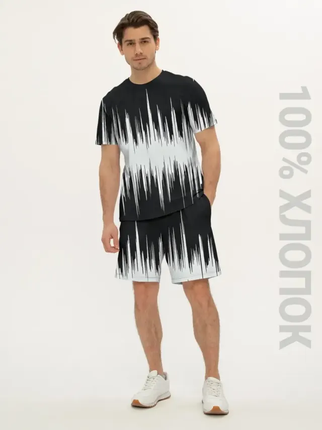 Abstract White Black