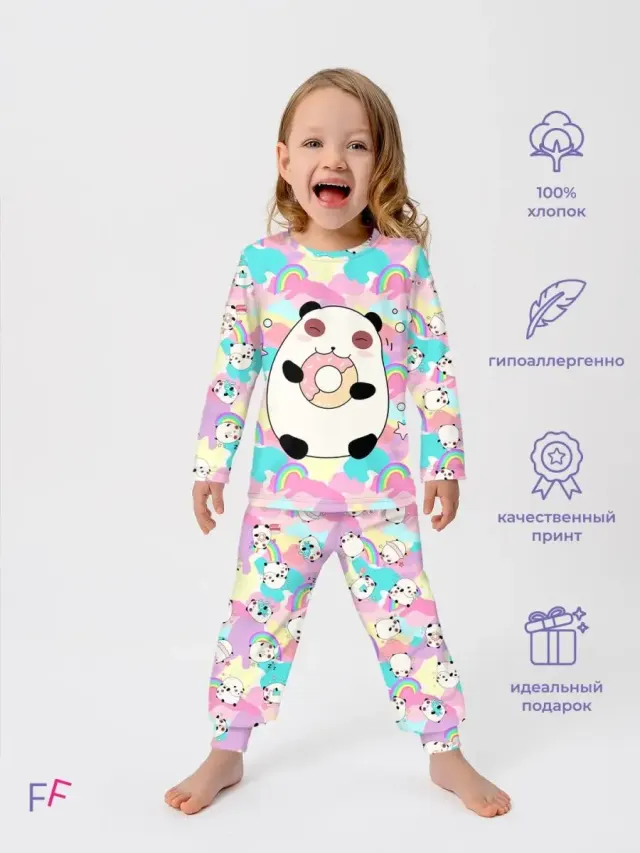 S001 Panda Pink Blue