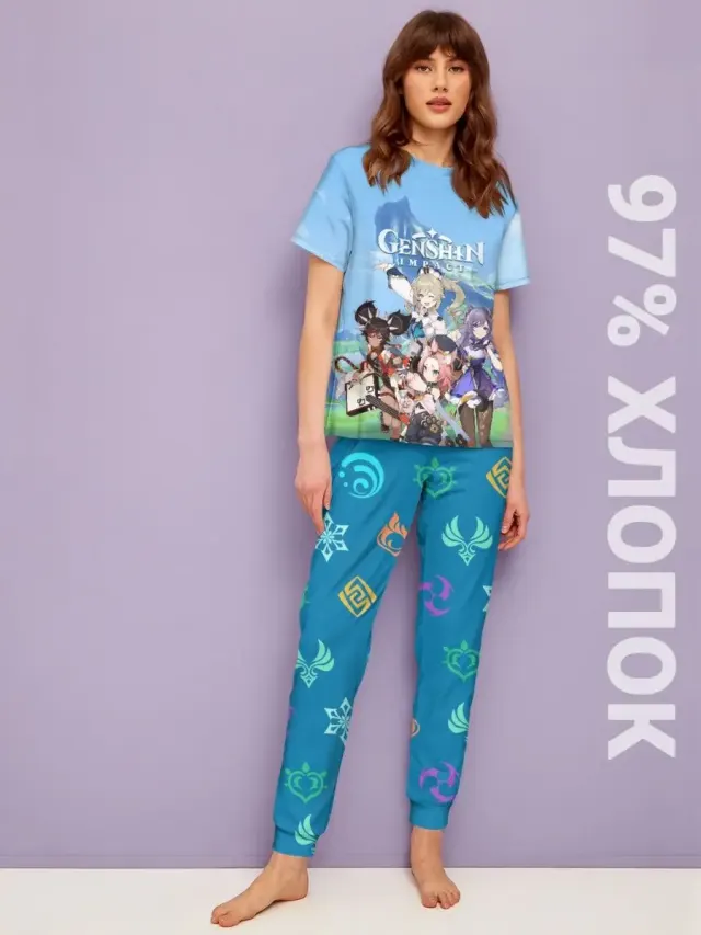S001 Genshin Blue