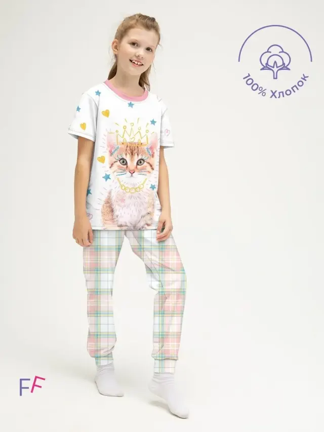 Cat White Pink