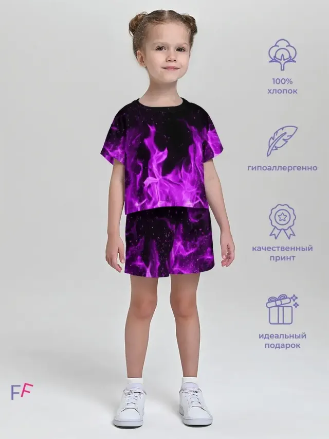 Fire Black Purple