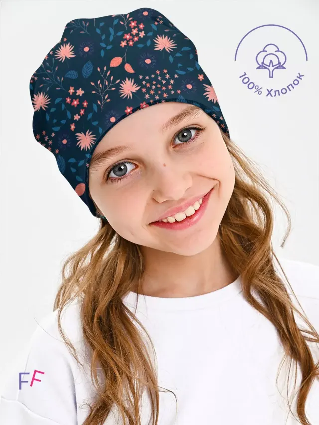 Flower Darck Blue