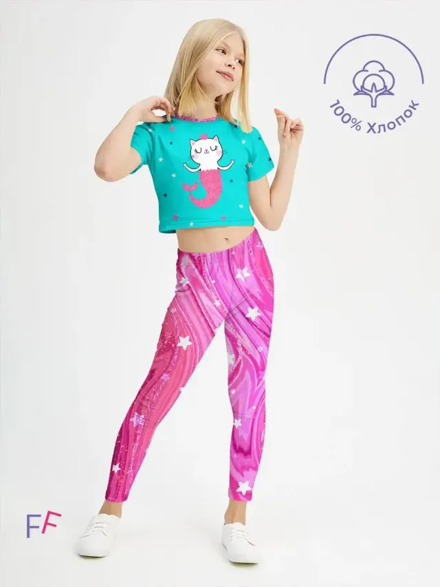Cat Pink Blue
