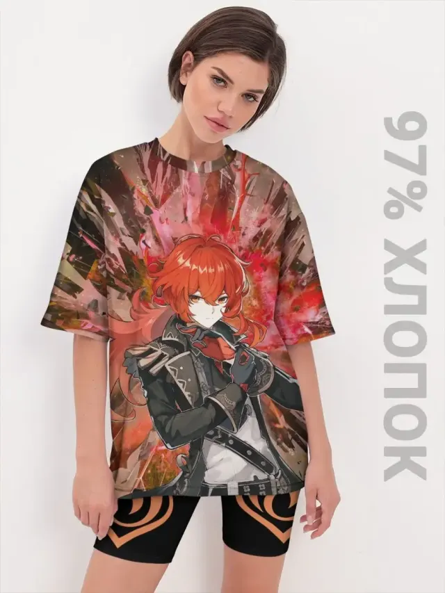 S001 Genshin Red Fire