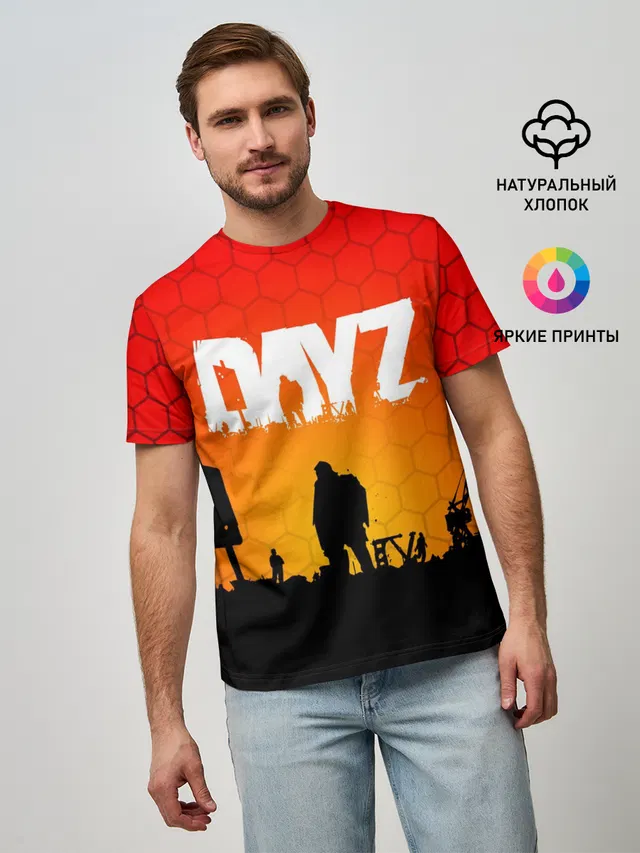 Мужская базовая футболка с принтом «Survivor»