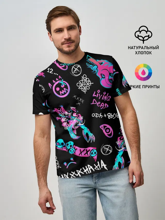 Мужская базовая футболка с принтом «Counter-Strike — CS GO»