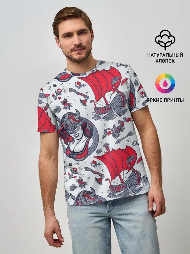 Корабли и девушка викинг
