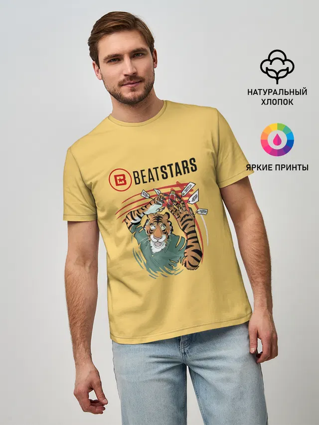 Мужская базовая футболка с принтом «Beastars — Выдающиеся звери»