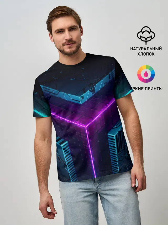 Неоновые грани 3D