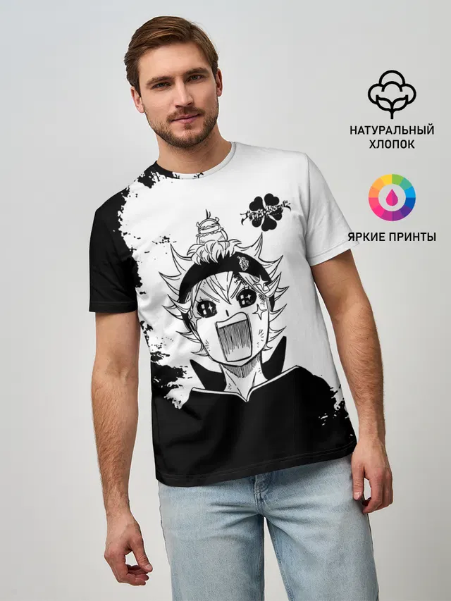 Чёрный клевер кричащий Аста