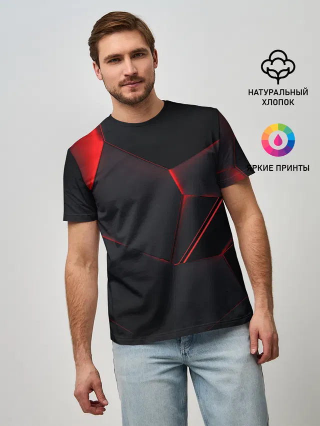 Красные плиты 3D