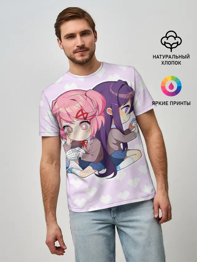 Chibi Natsuki and Yuri