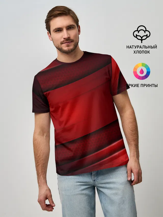 3D red Абстрактные линии