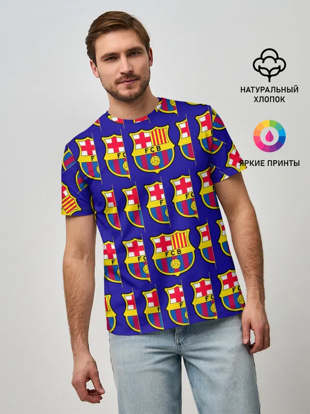 ФК БАРСЕЛОНА / PATTERN / УЗОР