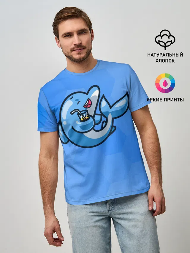 Дельфин с коктейлем