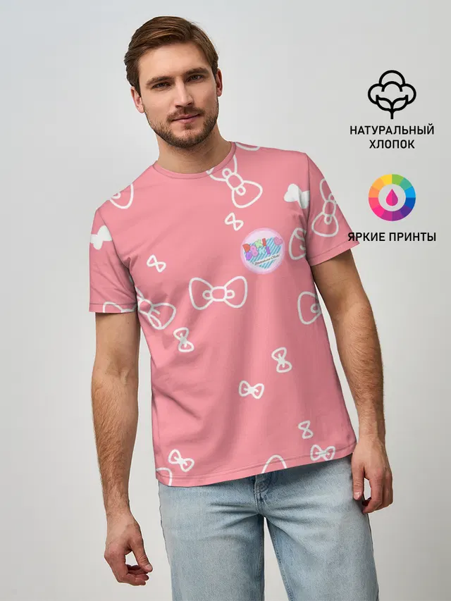 Мужская базовая футболка с принтом «Doki Doki Literature Club»
