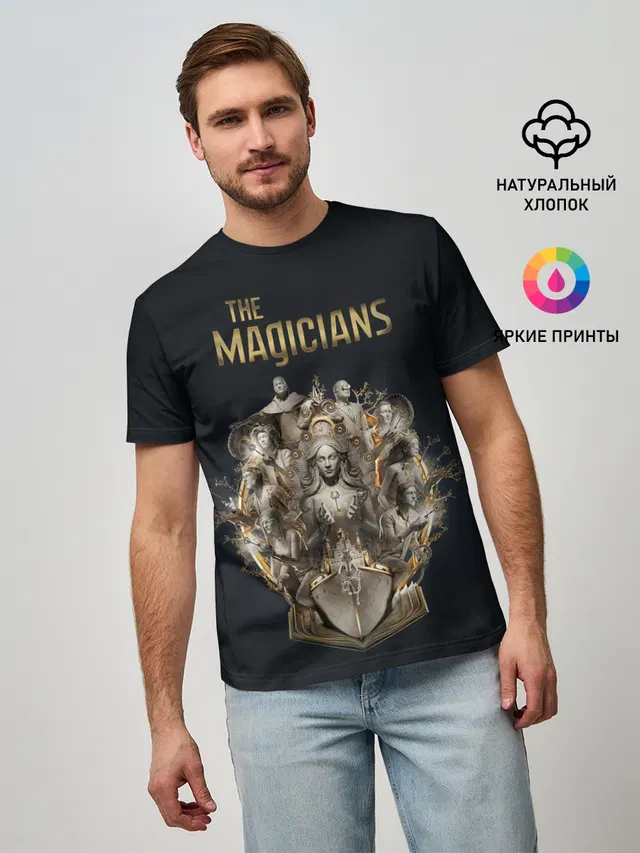 Мужская базовая футболка с принтом «The Magicians TV show — Волшебники»