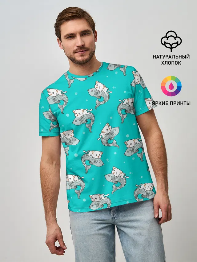Котики и рыбки