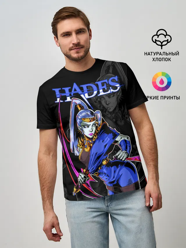 Мужская базовая футболка с принтом «Hades Megaera»
