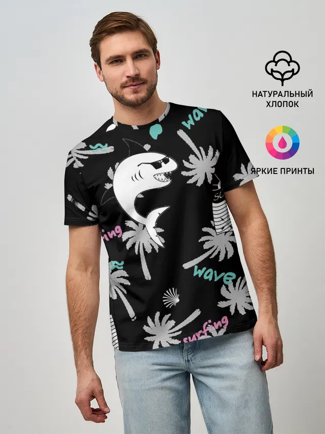 Акула и серфинг