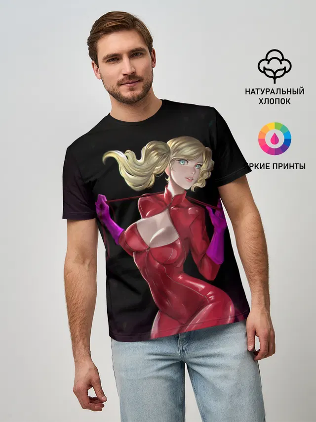Мужская базовая футболка с принтом «Sweet Takamaki»