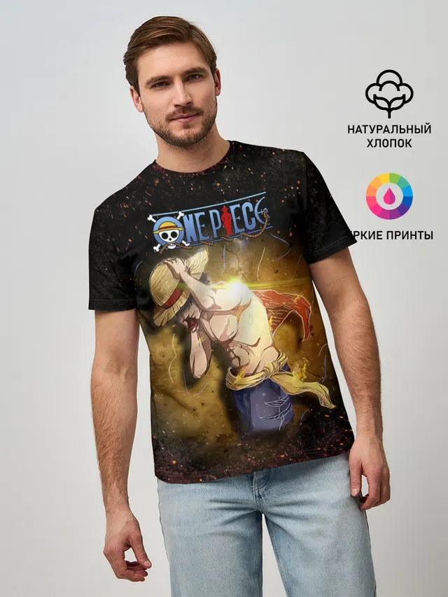 Мощный торс Луффи One Piece
