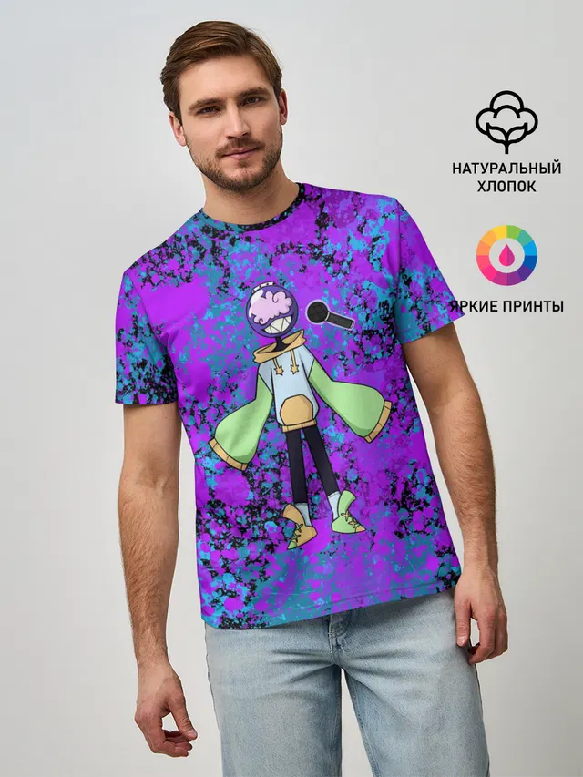 Мужская базовая футболка с принтом «Friday Night Funkin Витти — Витти»